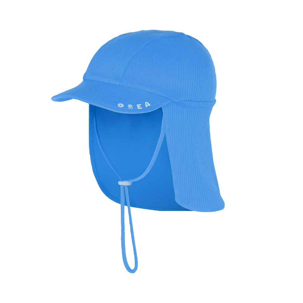 Nón đi biển chống nắng cho bé 15kg-35kg Xanh - Blue Children Anti UV Hat