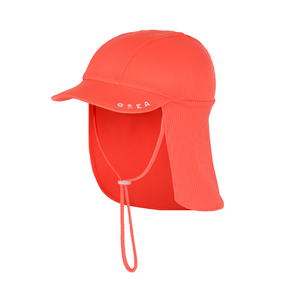 Nón đi biển chống nắng cho bé 15kg-35kg Đỏ - Red Children Anti UV Hat