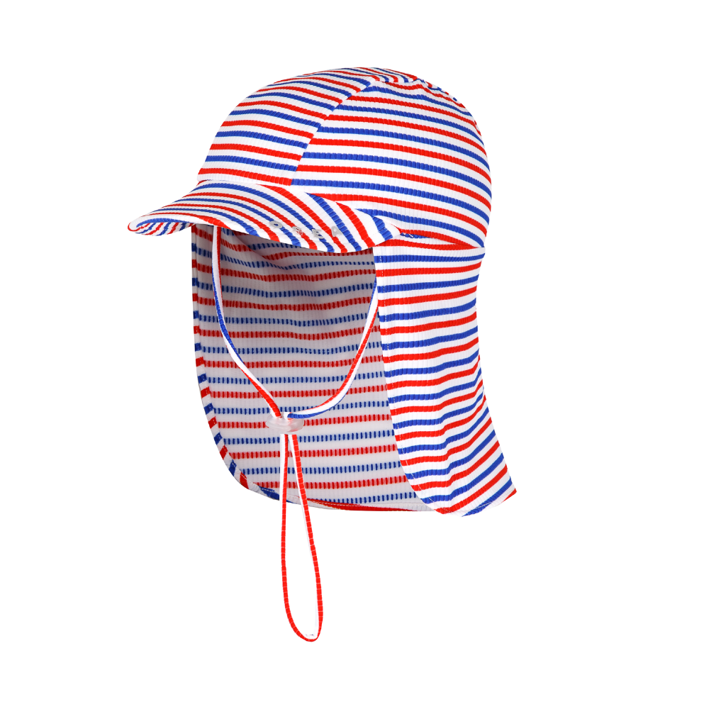 Nón đi biển chống nắng cho bé 15kg-35kg Sọc - Striped Children Anti UV Hat